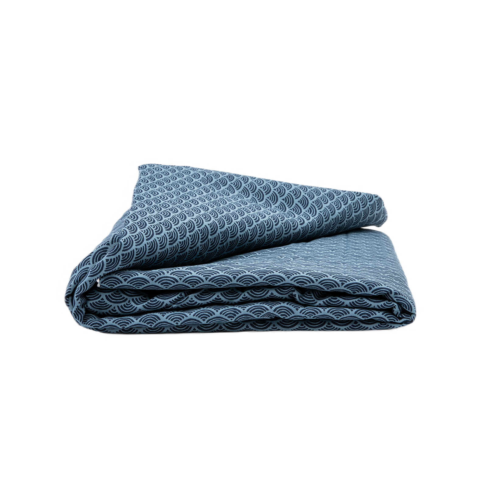 J-Life Nami Blue Custom Kakefuton with Removable Cover_Kakefutons_Kakefuton with custom cover_Japan Tradition_Sleep System_Handmade__1