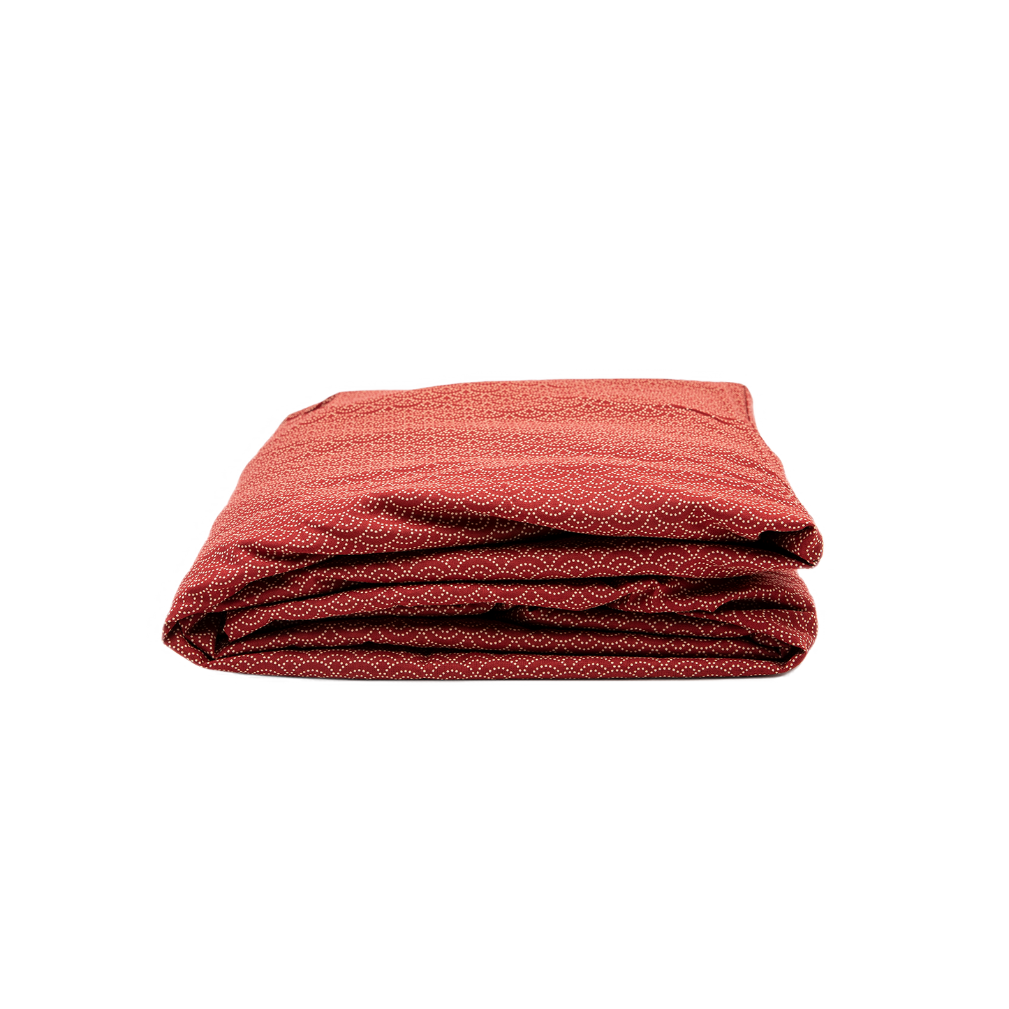 J-Life Seikai Ha Red Custom Kakefuton with Removable Cover_Kakefutons_Kakefuton with custom cover_Japan Tradition_Sleep System_Handmade__1__2__3