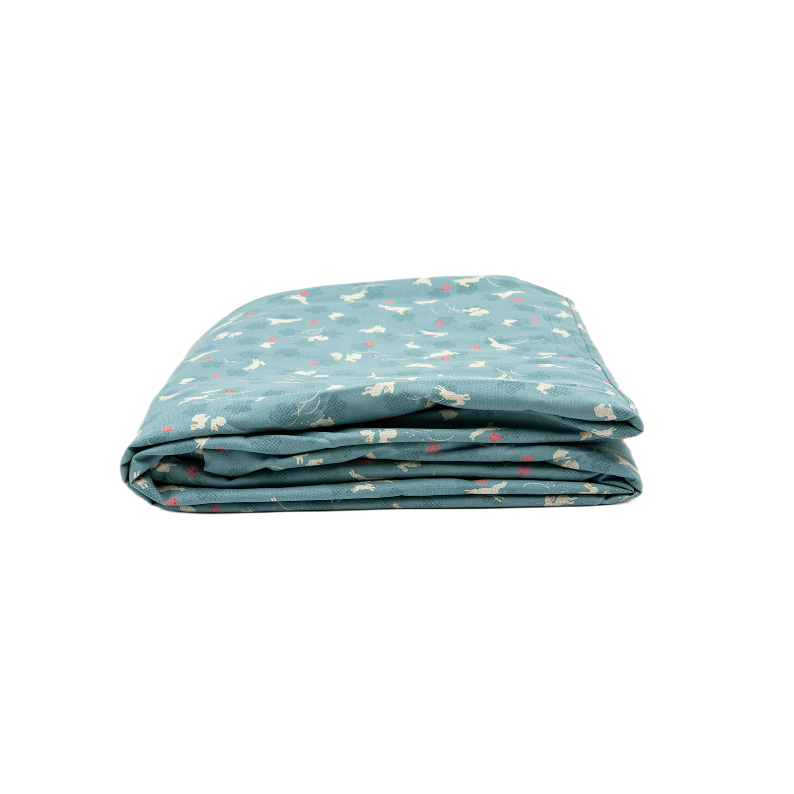 J-Life Usagi Sky Blue Custom Kakefuton with Removable Cover_Kakefutons_Kakefuton with custom cover_Japan Tradition_Sleep System_Handmade