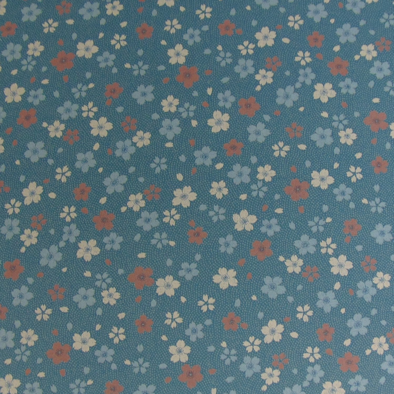 J-Life Cherry Blossom Blue Zabuton Floor Pillow_Pillows & Shams_Zabuton Floor Pillows