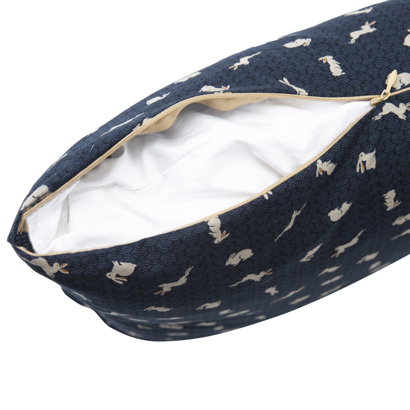 Usagi Navy Throw Pillow_Pillows & Shams_Throw Pillows_100% Cotton