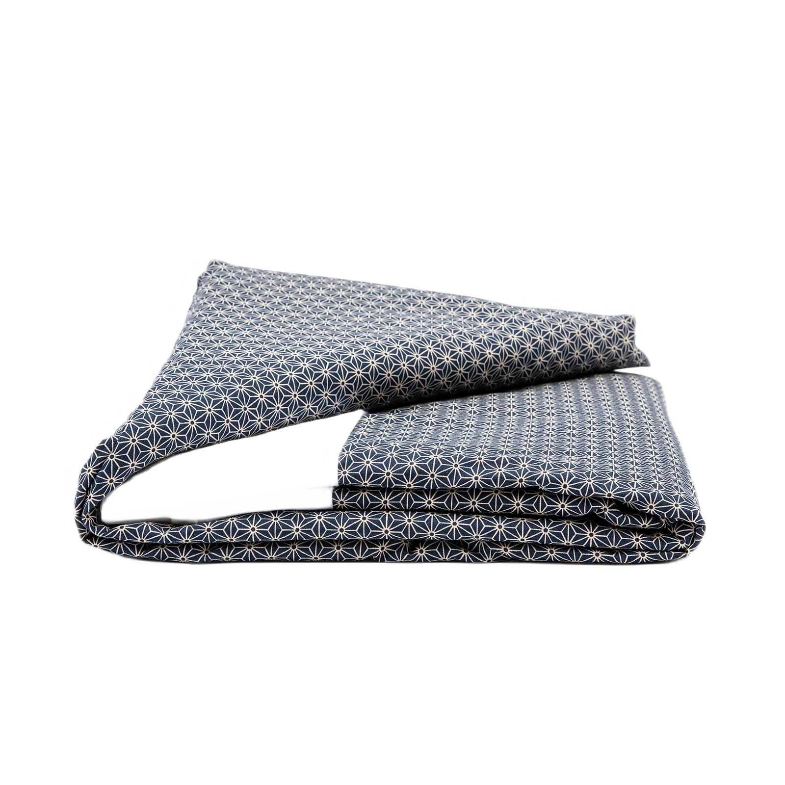 J-Life Kakefuton Asa No Ha Navy #2 Custom COVER ONLY_Kakefutons_Kakefuton Custom Cover Only_Japan Tradition_Sleep System