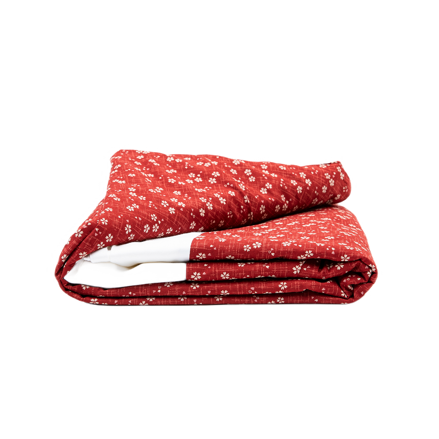 J-Life Sakura Red Custom Kakefuton with Removable Cover_Kakefutons_Kakefuton with custom cover_Japan Tradition_Sleep System