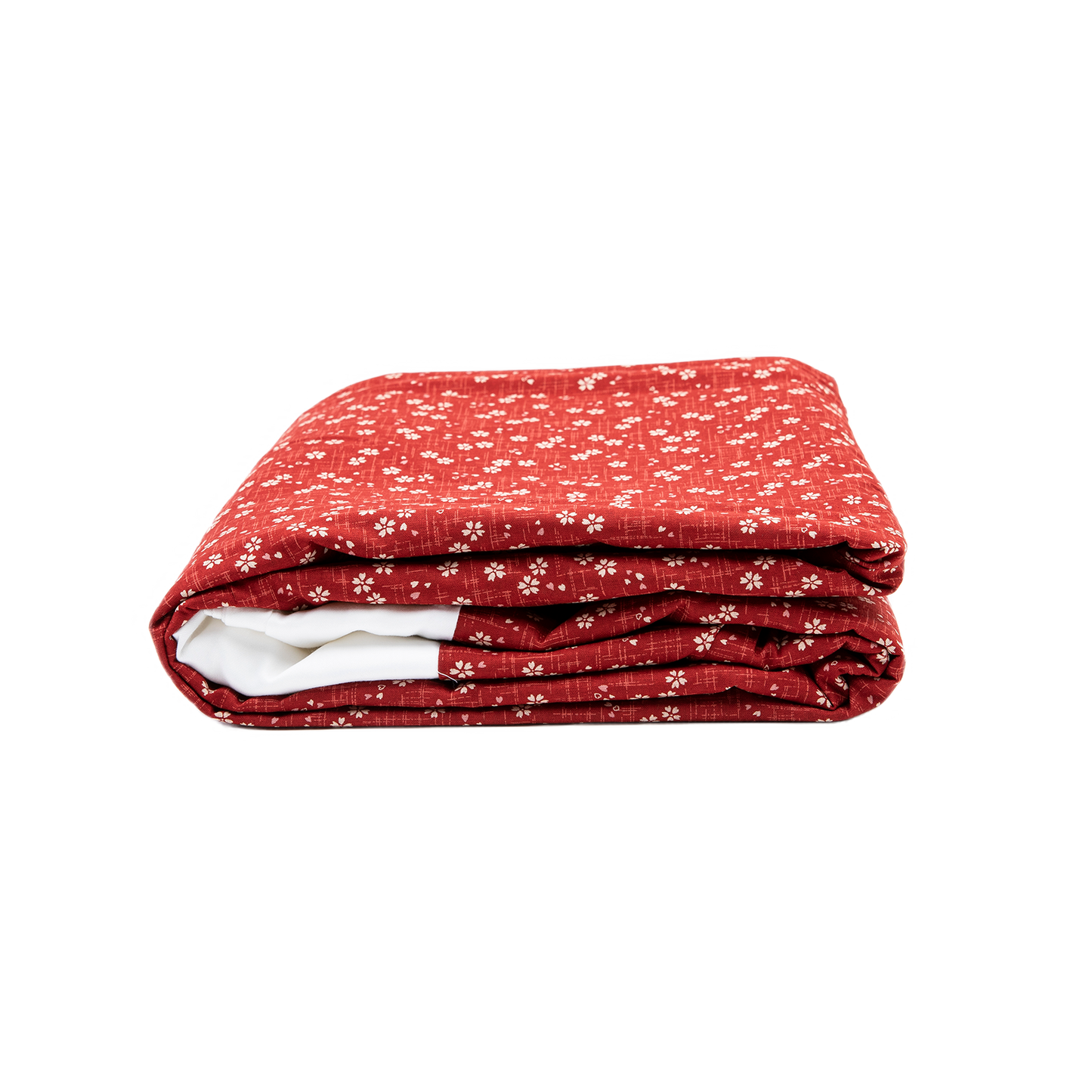 J-Life Sakura Red Custom Kakefuton with Removable Cover_Kakefutons_Kakefuton with custom cover_Japan Tradition