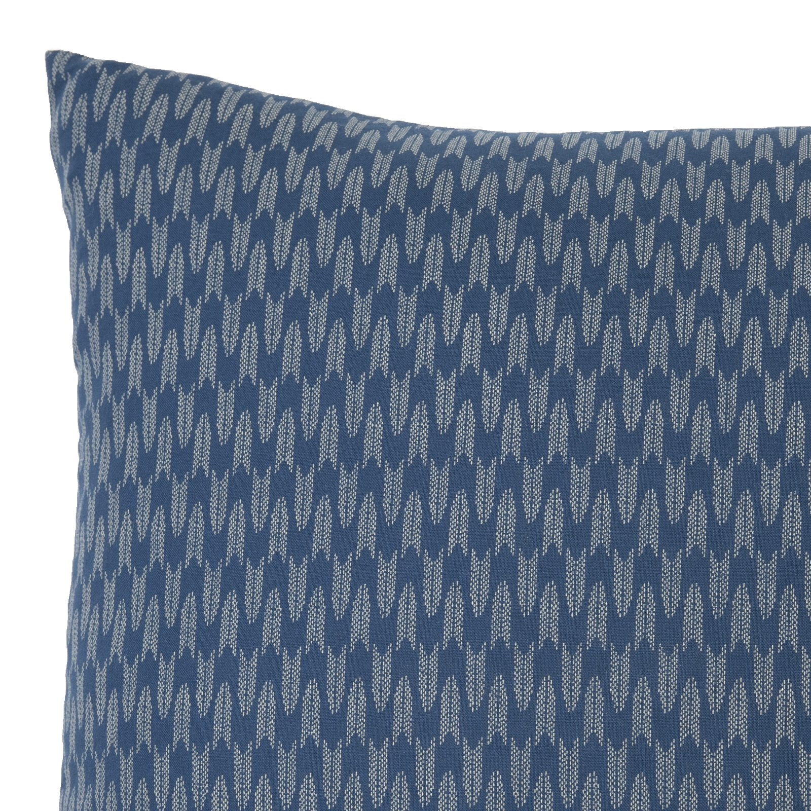 Ya Gasuri Light Blue Throw Pillow_Pillows & Shams