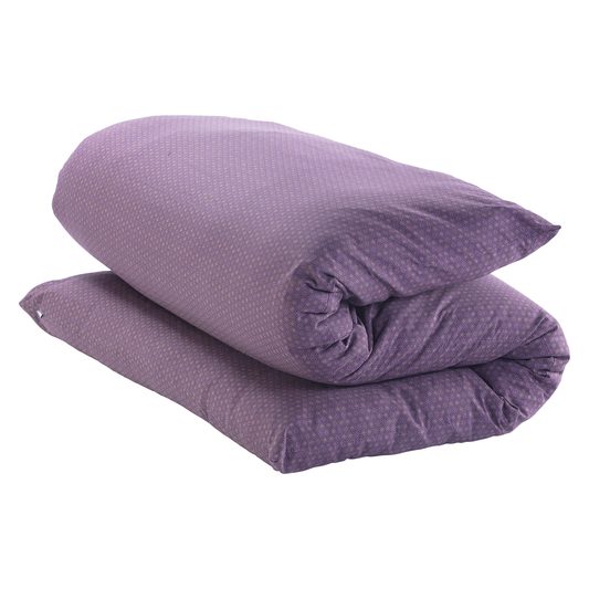 Shiki Futon Asa No Ha Purple Removable COVER ONLY
