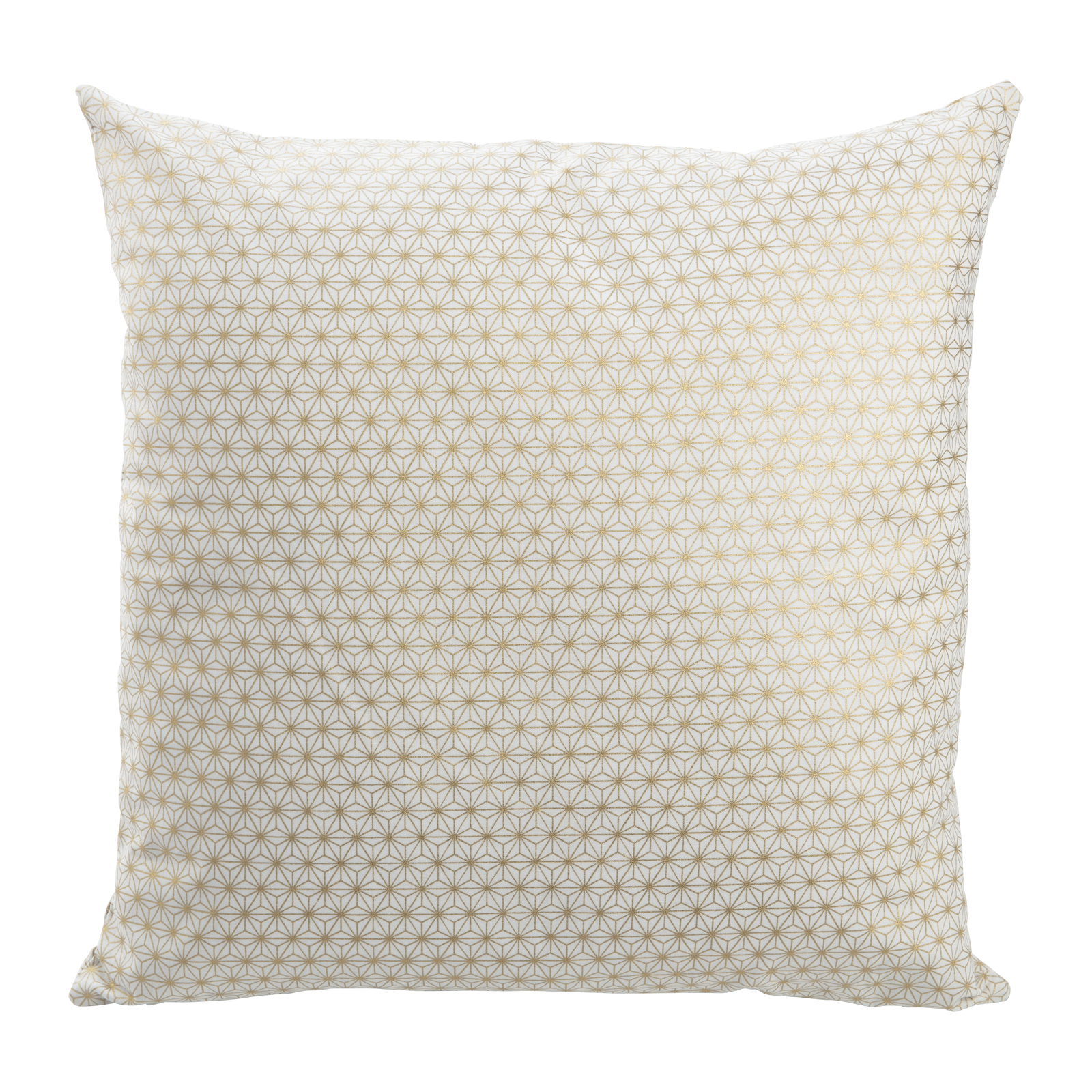 Asa No Ha Gold Sparkle Throw Pillow