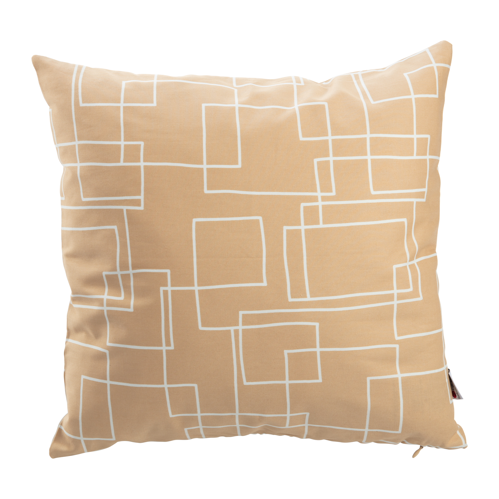 Shikaku Tan Throw Pillow