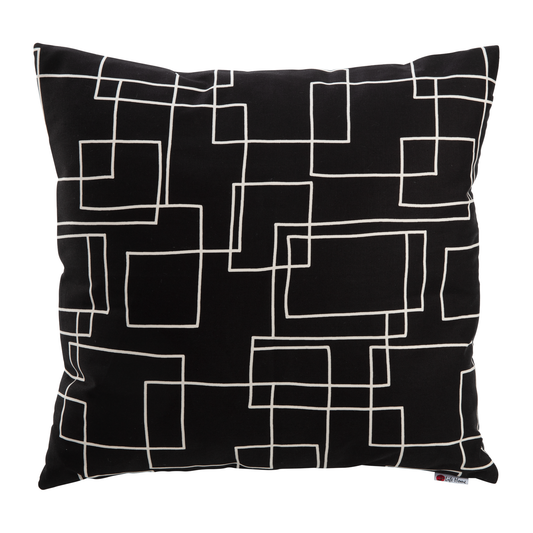 Shikaku Black Throw Pillow