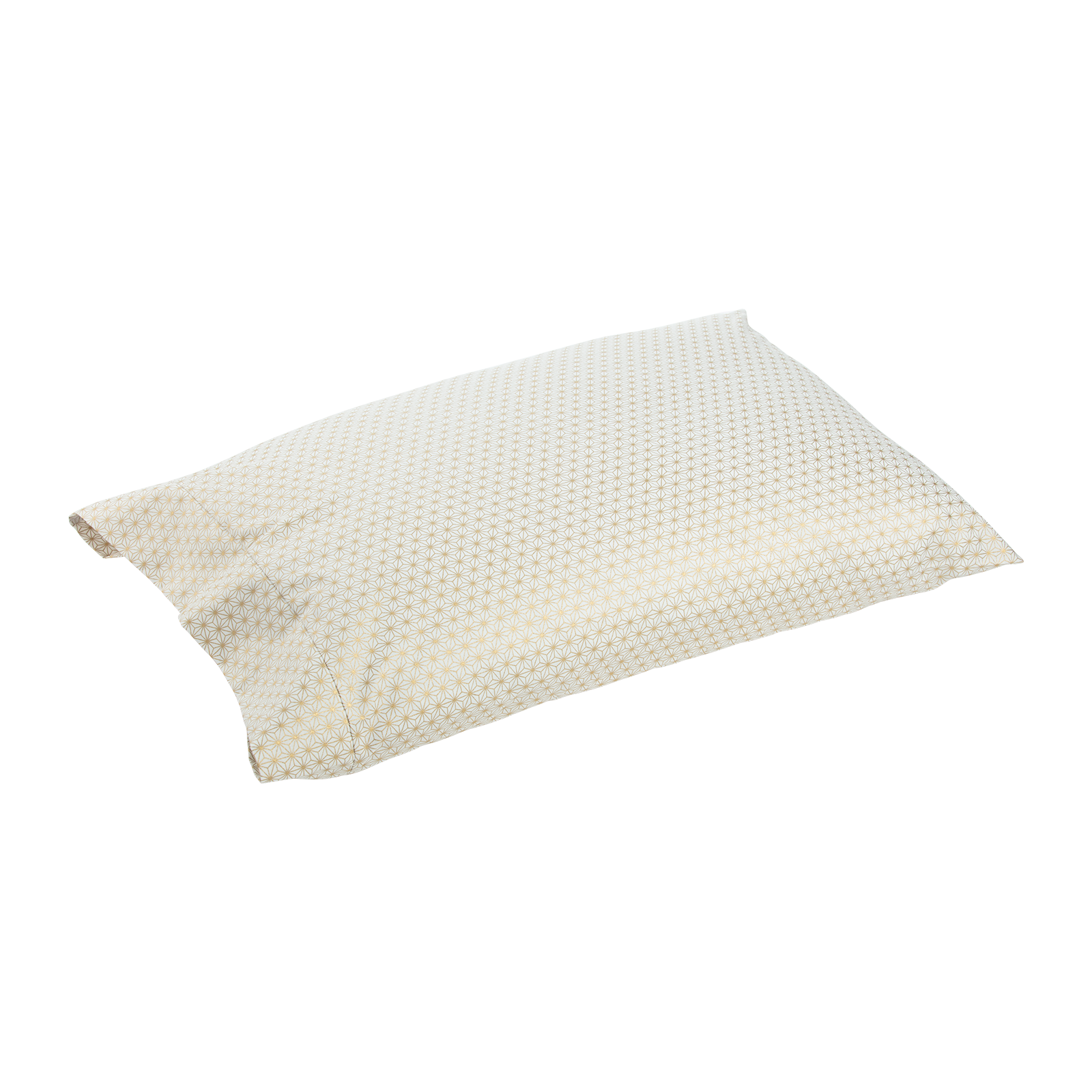 J-Life Asa No Ha Gold Sparkle Pillowcase