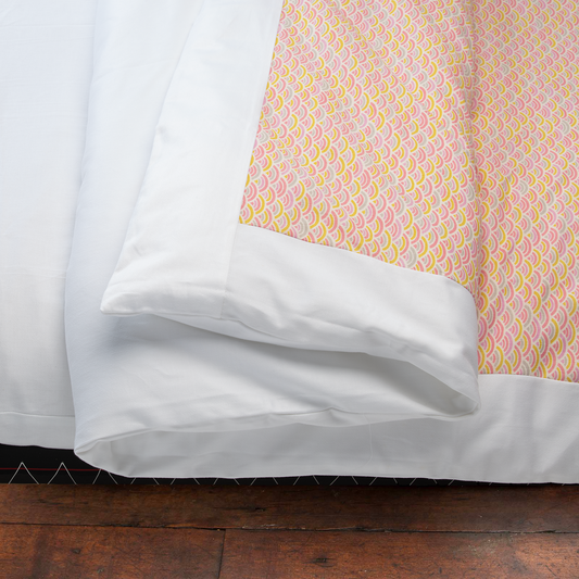 J-Life Colorful Seika Ha Pink Custom Kakefuton with Removable Cover
