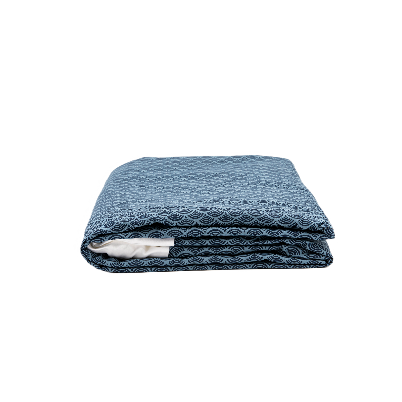 J-Life Nami Blue Custom Kakefuton with Removable Cover_Kakefutons_Kakefuton with custom cover