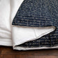 J-Life Kanji Navy Custom Kakefuton with Removable Cover