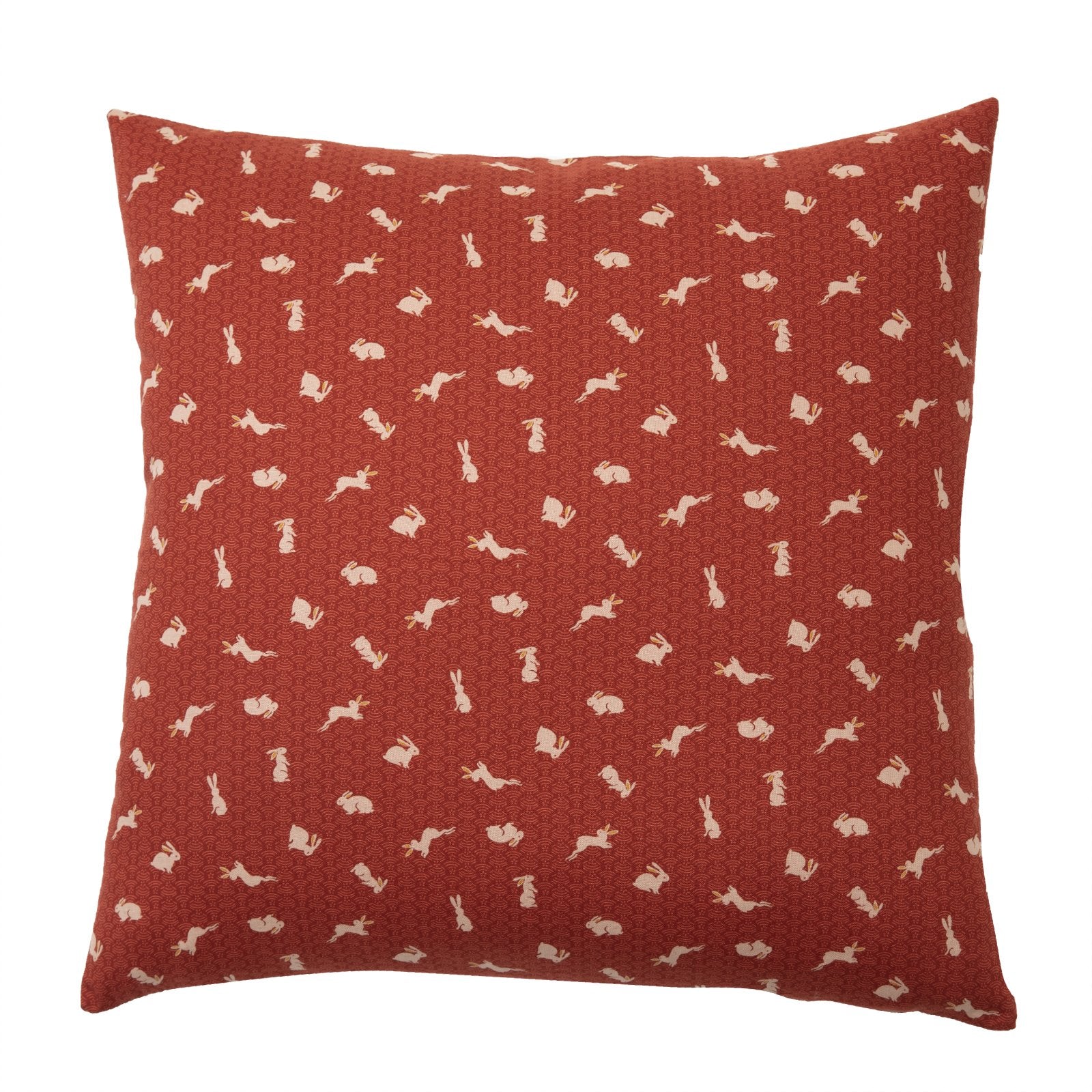 Usagi Red Throw Pillow