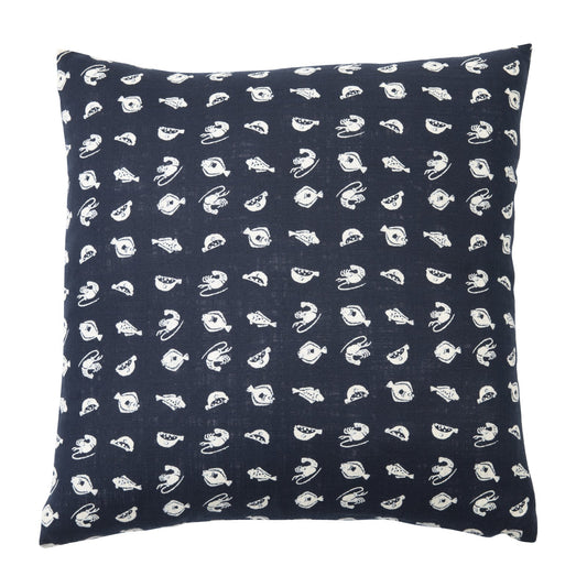 Marin Navy Throw Pillow