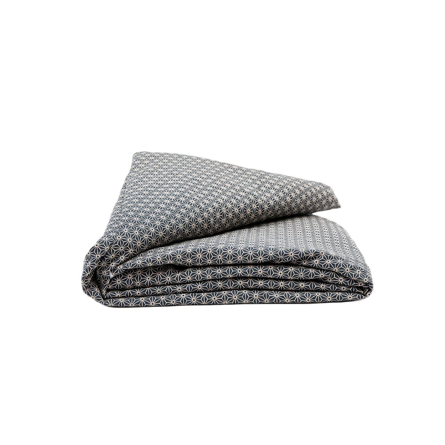 J-Life Kakefuton Asa No Ha Black #2 Custom COVER ONLY_Kakefutons_Kakefuton Custom Cover Only_Japan Tradition