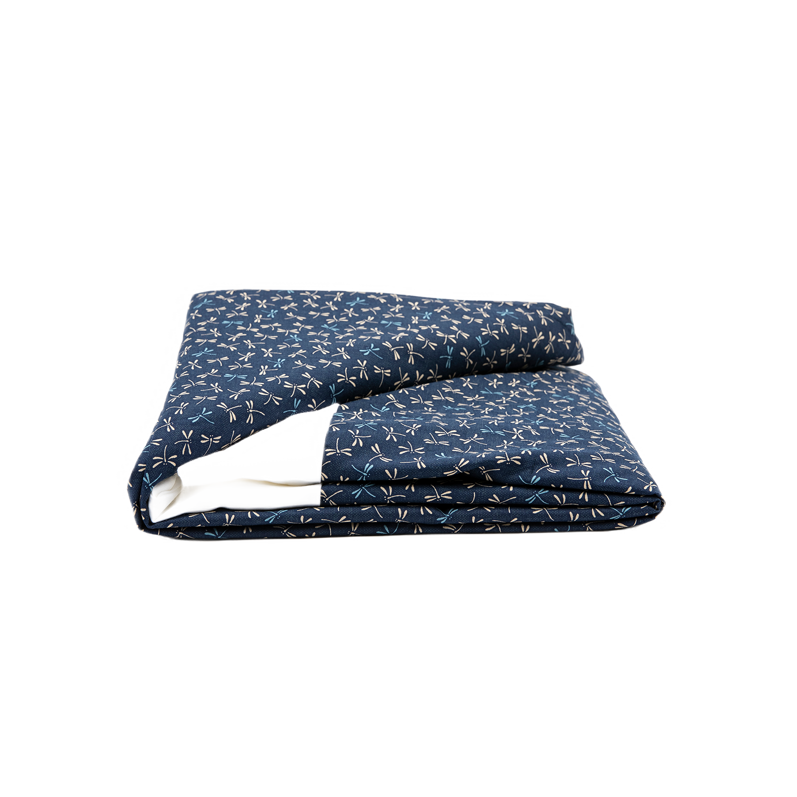J-Life Tombo Navy Custom Kakefuton with Removable Cover_Kakefutons_Kakefuton with custom cover_Japan Tradition