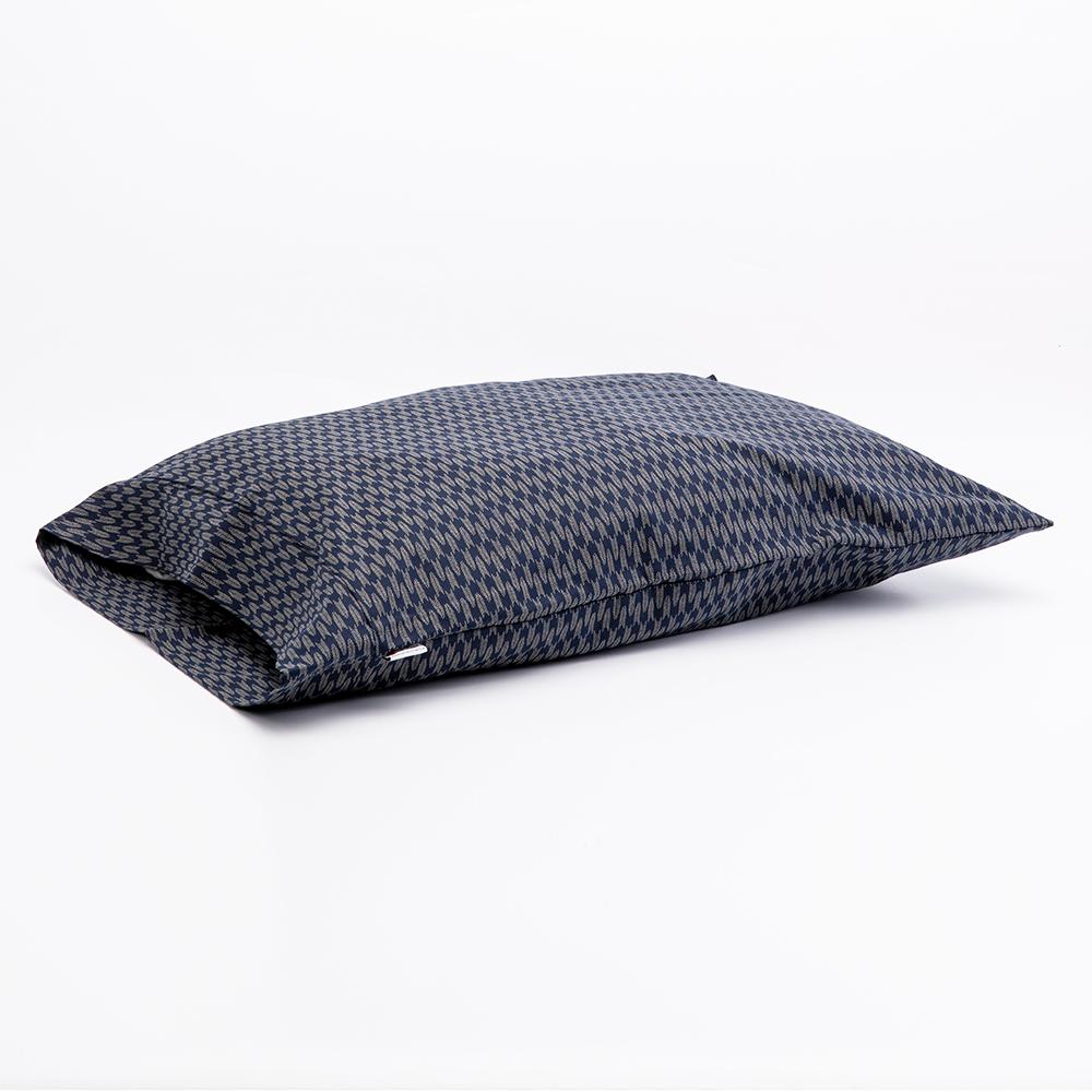 J-Life Ya Gasuri Navy Pillowcase