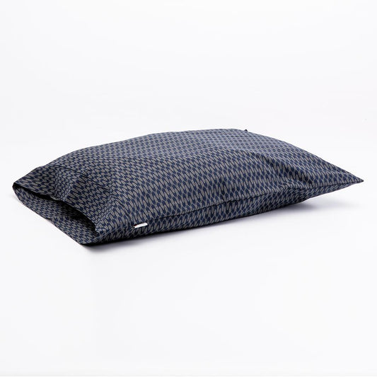 J-Life Ya Gasuri Navy Pillowcase