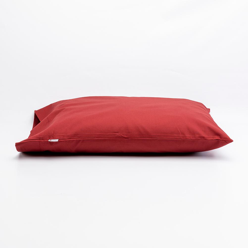 J-Life Burgundy Pillowcase_Pillows & Shams