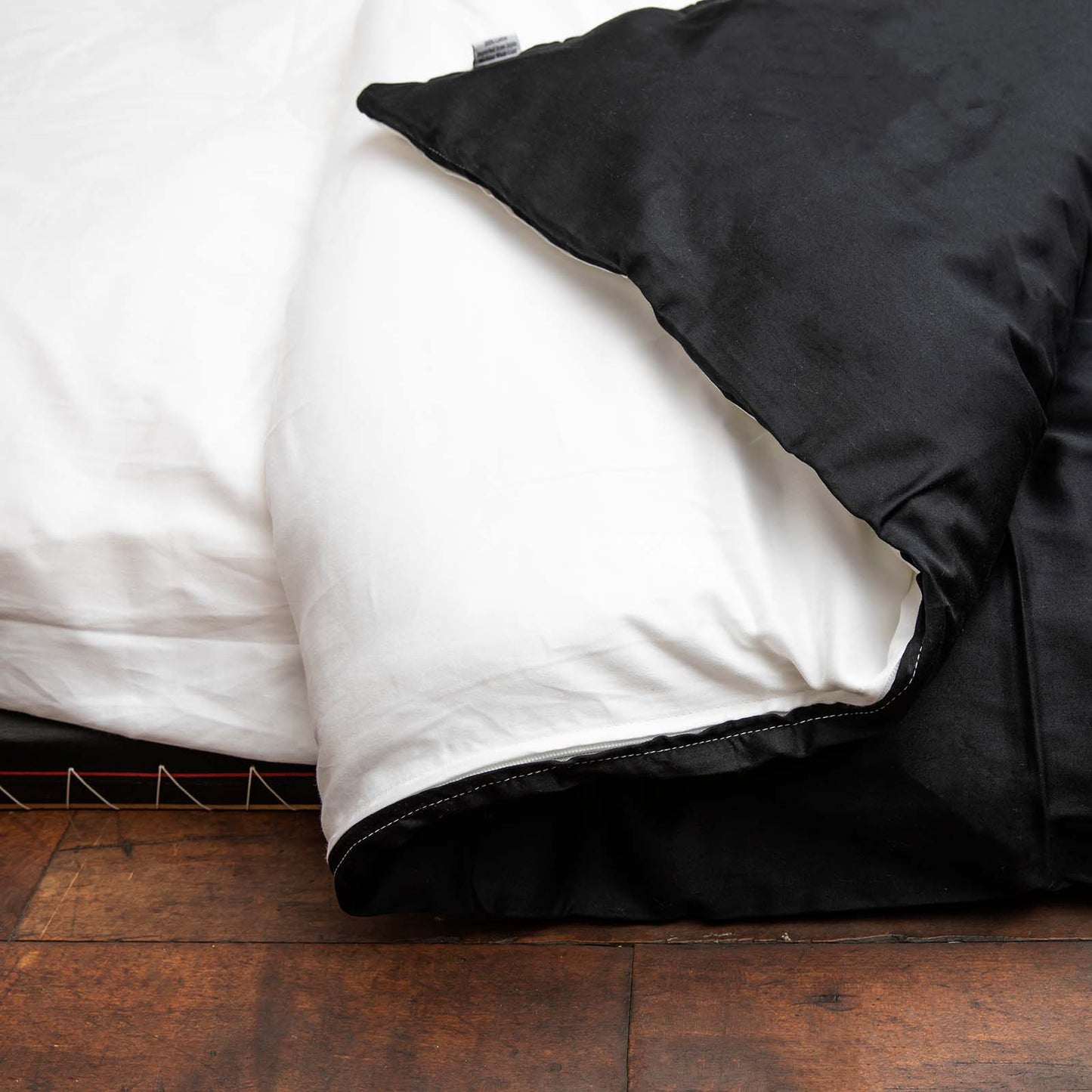 J-Life Black Ultra Sateen Custom Kakefuton with Removable Cover_Kakefutons_Kakefuton with custom cover_Japan Tradition_Sleep System_Handmade__1__2__3__4__5__6