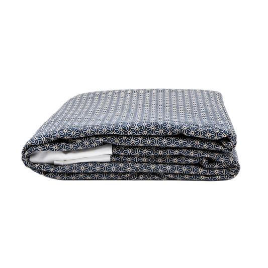 J-Life Asa No Ha Navy #2 Custom Kakefuton with Removable Cover