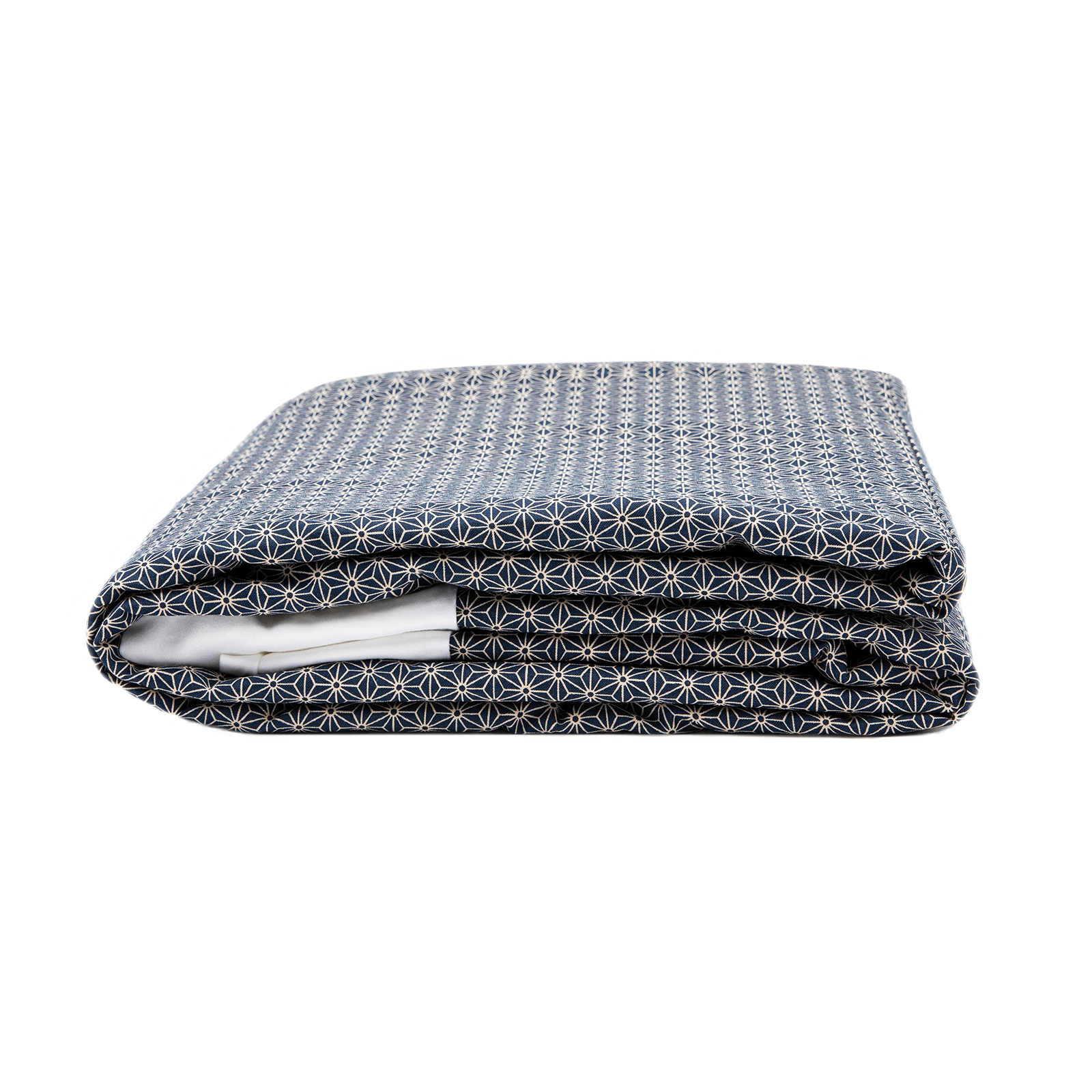 J-Life Kakefuton Asa No Ha Navy #2 Custom COVER ONLY_Kakefutons_Kakefuton Custom Cover Only_Japan Tradition