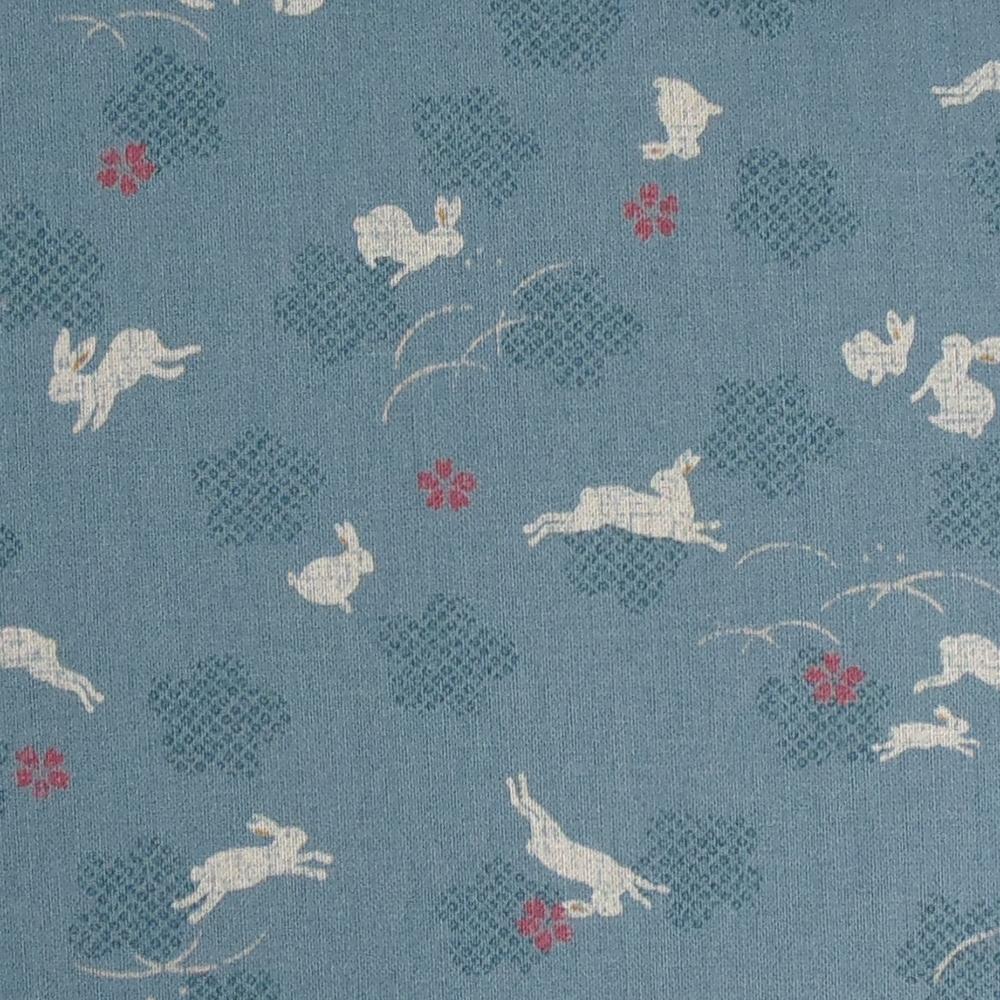 Shiki Futon Usagi Sky Blue Removable COVER ONLY
