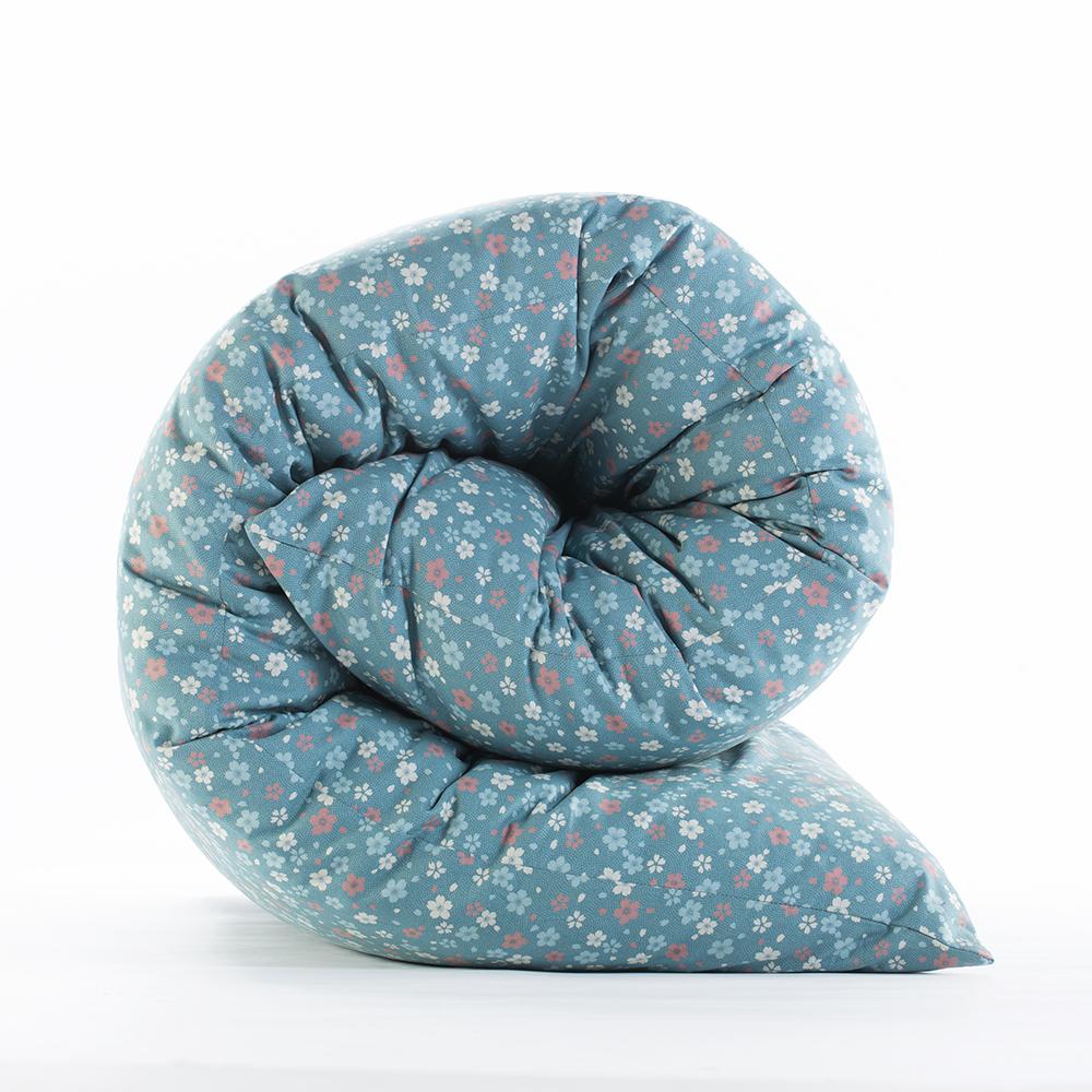 J-Life Shikifuton with Cherry Blossom Blue Removable Cover