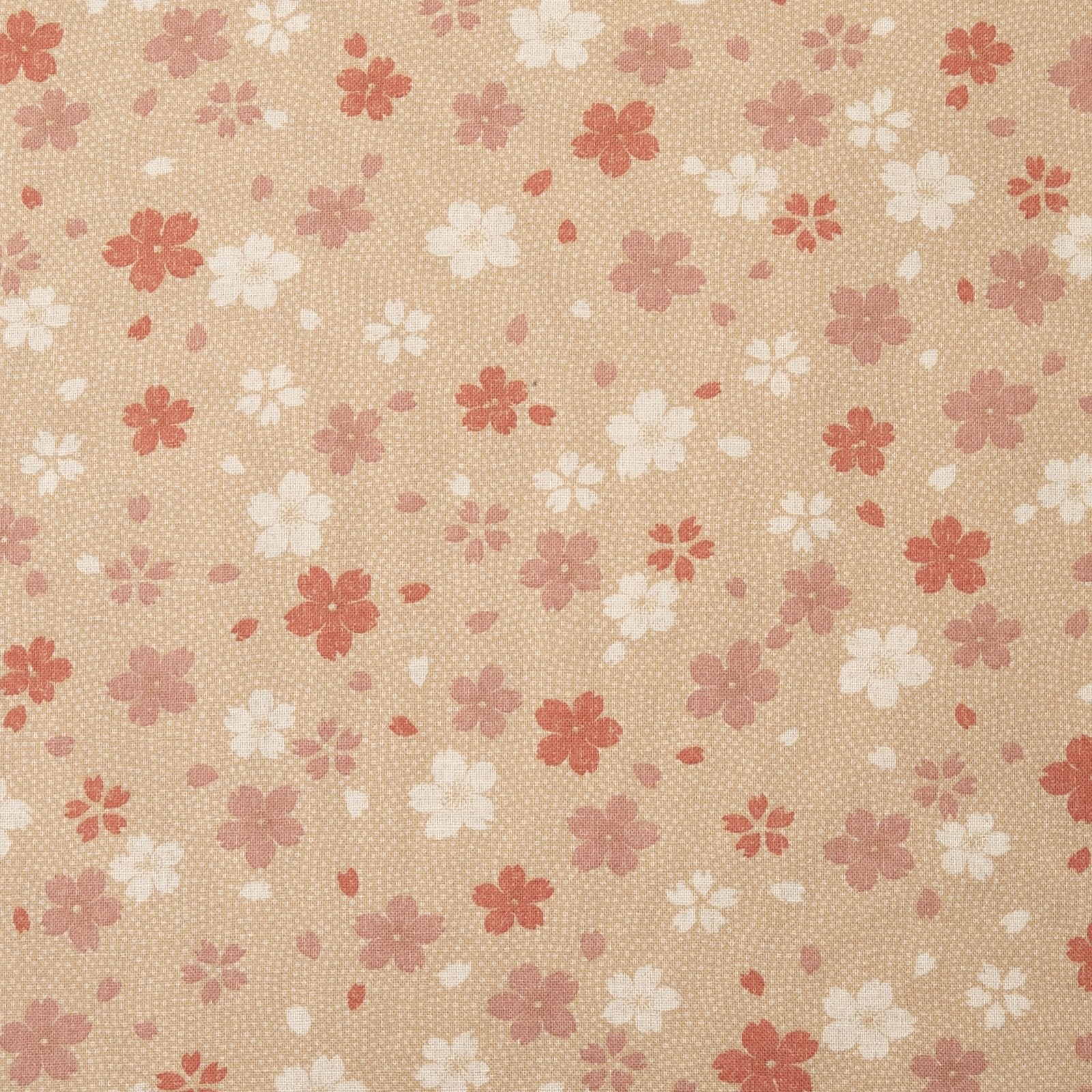Cherry Blossom Tan Throw Pillow_Pillows & Shams_Throw Pillows