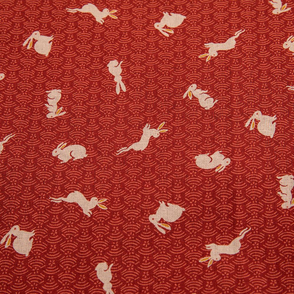 J-Life Usagi Red Pillowcase_Pillows & Shams_Pillowcase_100% Cotton