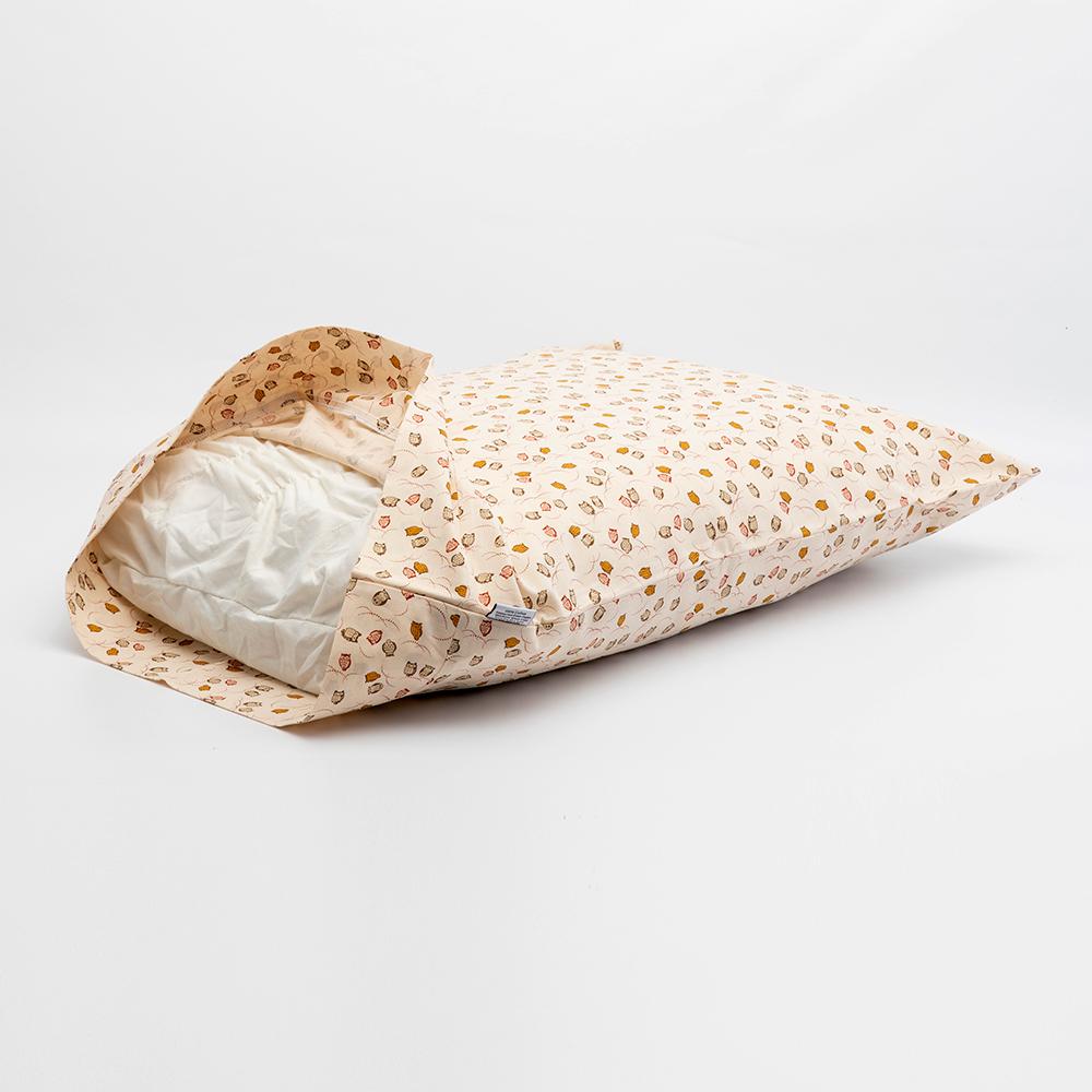 J-Life Fukurou Natural Pillowcase_Pillows & Shams_Pillowcase