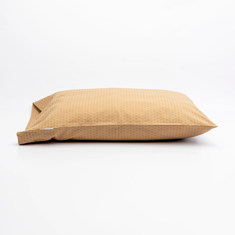 J-Life Asa No Ha Gold Pillowcase_Pillows & Shams